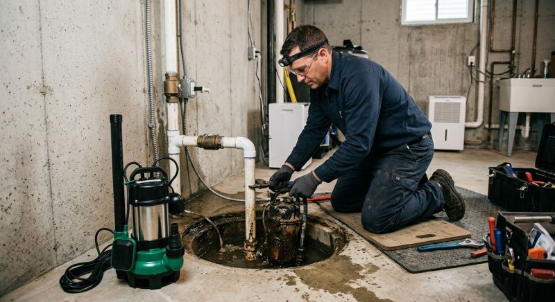 Drainage Pump Installation in Manchester, NH