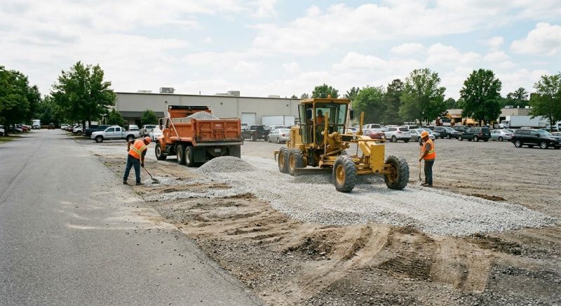 Parking Lot Excavation in Pearland, TX