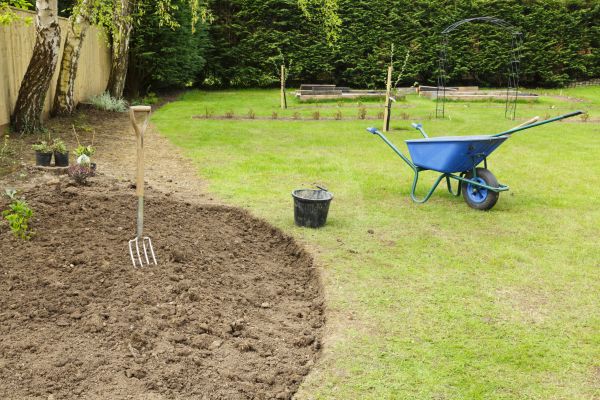 Pool Prep Yard Leveling